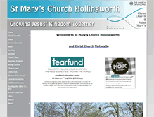 Tablet Screenshot of hollingworthchurch.org.uk